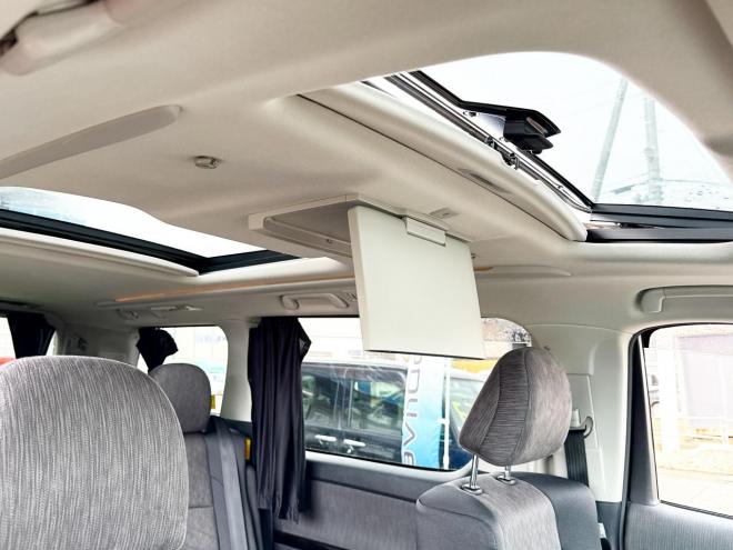 アルファードハイブリッドハイブリッド2.4SR 4WD　ローンが不安な方＜優遇ローン＞　本州仕入 ダブルサンルーフ　純正SDナビTV　両側パワースライド 4WD 2400 5Dr