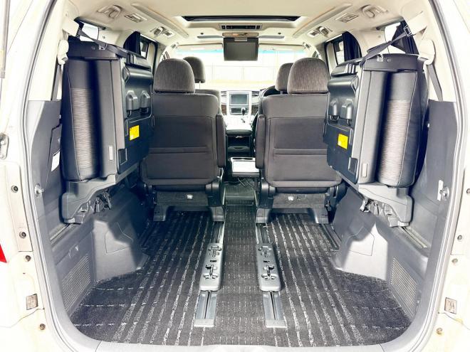 アルファードハイブリッドハイブリッド2.4SR 4WD　ローンが不安な方＜優遇ローン＞　本州仕入 ダブルサンルーフ　純正SDナビTV　両側パワースライド 4WD 2400 5Dr