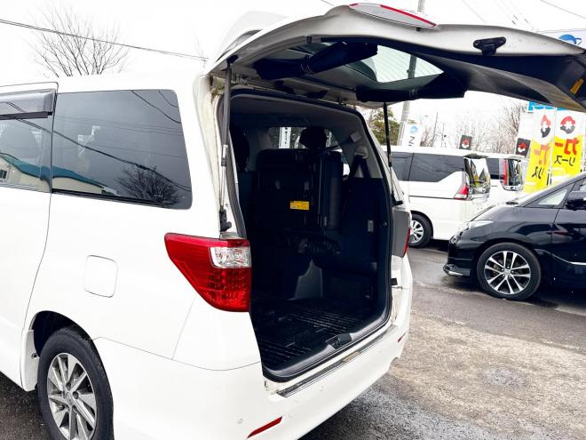 アルファードハイブリッドハイブリッド2.4SR 4WD　ローンが不安な方＜優遇ローン＞　本州仕入 ダブルサンルーフ　純正SDナビTV　両側パワースライド 4WD 2400 5Dr