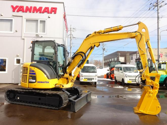 バックホーコマツ PC55MR-5N0  バケット容量0.20m3