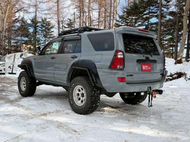 ハイラックスサーフ2.7 SSR-X アメリカンバージョン 4WD　社外ナビ　バックカメラ　リフトアップ　社外アルミ　エアコン　社外ETC　グリルガード　グッドリッチマフラー　LEDライト　全塗装済　パワーウィンドウ　パワステ　キーレス　ダッシュマット　タープ 2700