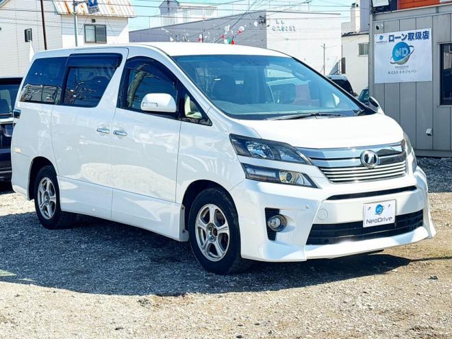 ヴェルファイア2.4Zゴールデンアイズ 4WD ローンが不安な方＜優遇ローン＞本州仕入　後期型　両側パワースライドドア