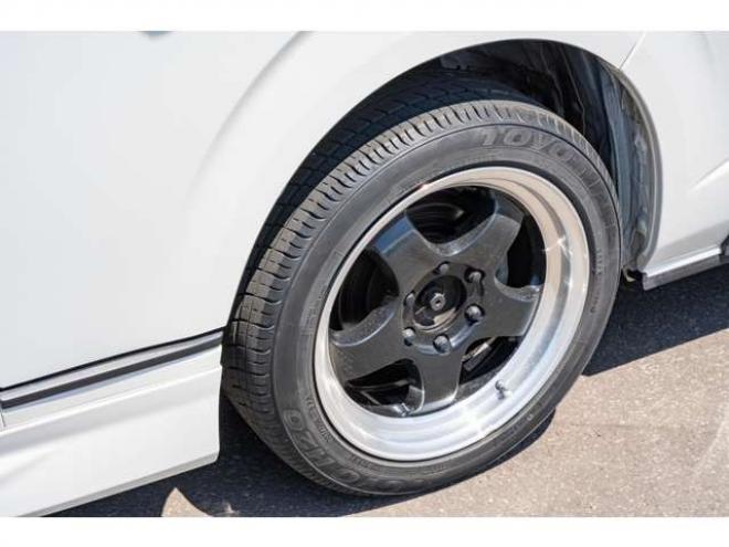 ハイエースバン2.8 スーパーGL ダークプライムII ロングボディ ディーゼルターボ 4WD　モデリスタフロントスポイラー　ワーク18インチAW　8インチナビTV 両側電動パワースライドドア 415COBRAフラットキット(ベッドキット) 2800