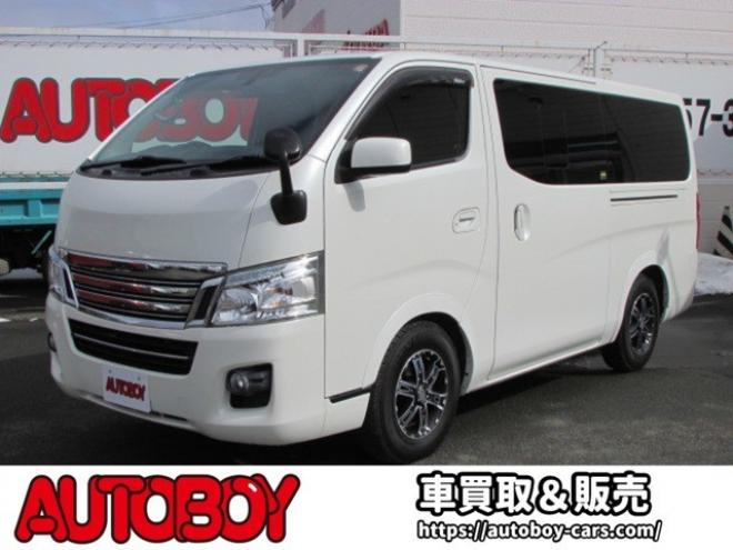 キャラバンNV350 2.5 ライダー プレミアムGX ロングボディ ディーゼルターボ 4WD　純正ナビ/フルセグTV/バックカメラ/ブルートゥース/オートライト/リヤヒーター・クーラー/スマートキー/PUSHスタート/エンジンスターター/ETC 2500