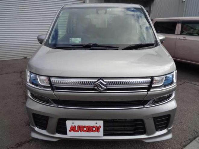 ワゴンRハイブリッド FZ セーフティパッケージ装着車 4WD　ワンオーナー車　全方位モニター　スマートキー　社外ナビ　新品シートカバー 660