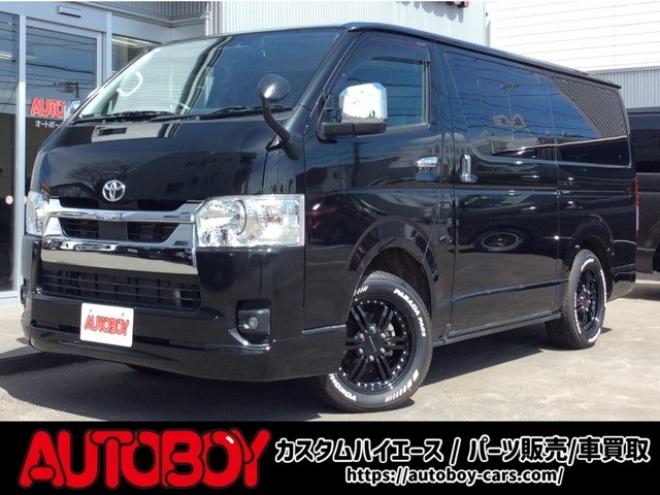 ハイエースバン2.8 スーパーGL ロング ディーゼルターボ 4WD　寒冷地仕様　リアヒーター&リアクーラー　プッシュスタート　スマートキー　ステアリングスイッチ　ベッドキッド　LEDヘッドライト　ドライブレコーダー　メモリナビ　ワンセグTV　バックカメラ　電動格納ミラー 2800