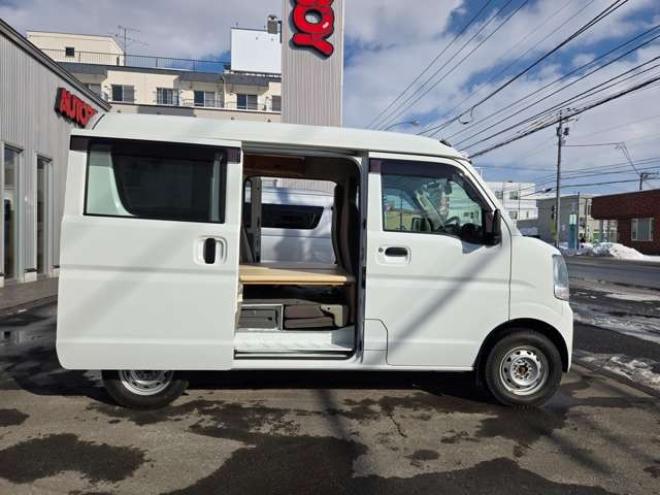 スクラムPA ハイルーフ 5AGS車　チョイcam豊　ベッドキッド　パートタイム4WD　2速発進モード　キーレス　マニュアルエアコン　KENWOOD7インチSDナビ　フルセグTV　Bluetooth　CD/DVD　FM/AM　ドライブレコーダー 660