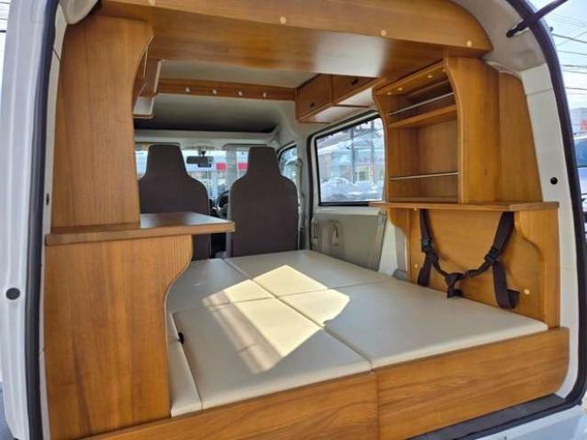 スクラムPA ハイルーフ 5AGS車　チョイcam豊　ベッドキッド　パートタイム4WD　2速発進モード　キーレス　マニュアルエアコン　KENWOOD7インチSDナビ　フルセグTV　Bluetooth　CD/DVD　FM/AM　ドライブレコーダー 660