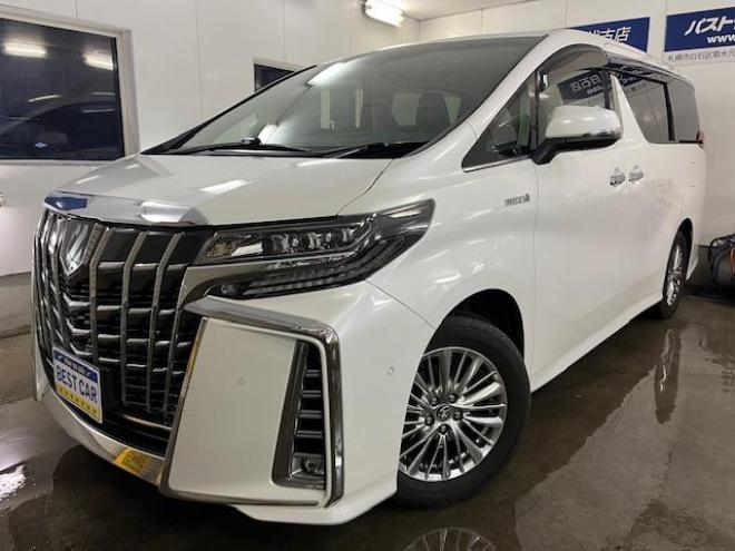 アルファードハイブリッドＳＲ　本州仕入　寒冷地仕様　禁煙車　ＪＢＬサウンド　デジタルインナーミラー　純正１０．５インチナビ　地デジ　ＤＶＤ再生　Ｂｌｕｅｔｏｏｔｈ　全方位パノラミックビューモニター　前後ドライブレコーダー　ＥＴＣ 4WD 2500 5Dr