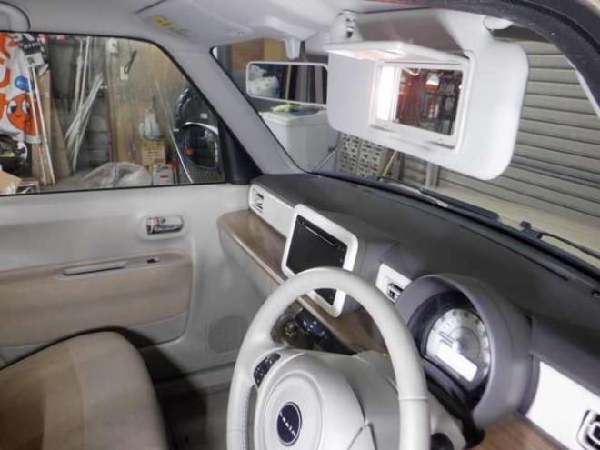 ラパンX 4WD　ナビ　Bluetoothオーディオ　フルセグTV　USB接続　全方位カメラ　衝突軽減ブレーキ　ステアリングスイッチ　ETC　アイドリングストップ　シートヒーター　HID　スマートキー　プッシュスタート 660