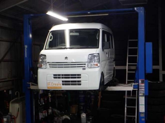 エブリィPC ハイルーフ 4WD　切替4WD　修復歴なし　キーレス　両側スライドドア　ETC　社外CDオーディオ　前席パワーウインドウ　ドアバイザー　オーバーヘッドシェルフ　プライバシーガラス 660