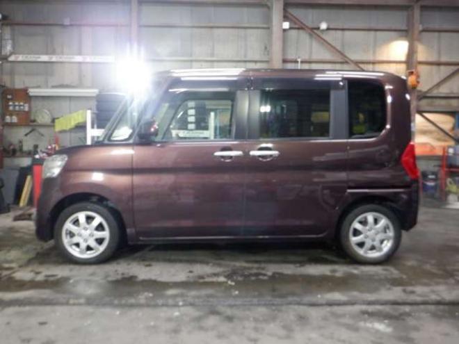 タントXターボ SA 4WD　ナビ・TV・バックカメラ・両側電動・ターボ・スマートキー・プッシュスタート・スマアシ・ライトレベライザー・フォグランプ・純正エンスタ・リア席サンシェード・アイドリングストップ・ベンチシート・ 660