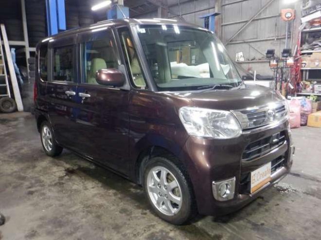 タントXターボ SA 4WD　ナビ・TV・バックカメラ・両側電動・ターボ・スマートキー・プッシュスタート・スマアシ・ライトレベライザー・フォグランプ・純正エンスタ・リア席サンシェード・アイドリングストップ・ベンチシート・ 660