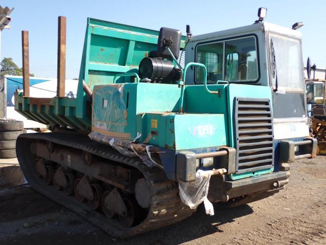 キャリアダンプゴムキャタ新品交換予定　積載6500KG　苫小牧ヤード