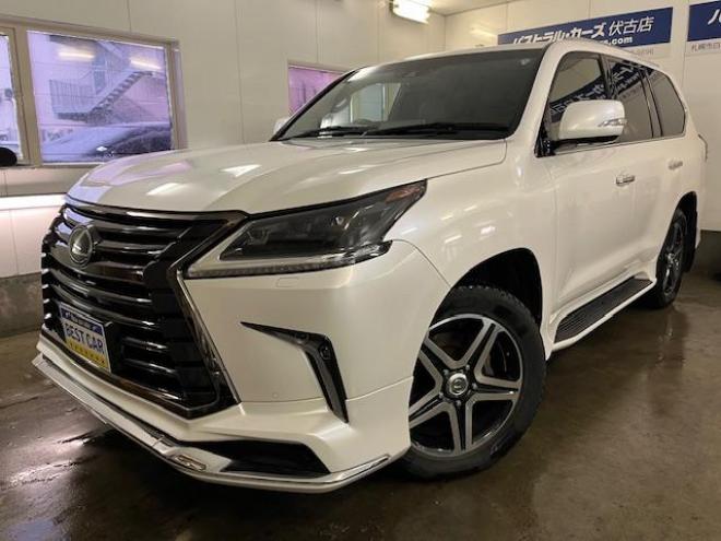 レクサスＬＸ５７０　ブラックシークエンス　寒冷地仕様　マークレビンソン　リアエンターテイメント　純正２１インチＡＷ　社外２０ＡＷ＋スタッドレスタイヤ付　純正ブラックレザーシート　電動サンルーフ　ヘッドアップディスプレイ　リア５面フィルム施工 4WD 5700 5Dr