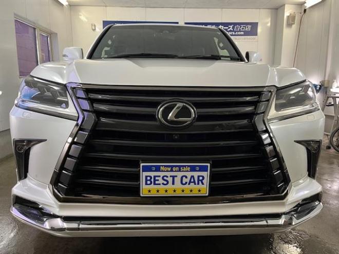 レクサスＬＸ５７０　ブラックシークエンス　寒冷地仕様　マークレビンソン　リアエンターテイメント　純正２１インチＡＷ　社外２０ＡＷ＋スタッドレスタイヤ付　純正ブラックレザーシート　電動サンルーフ　ヘッドアップディスプレイ　リア５面フィルム施工 4WD 5700 5Dr