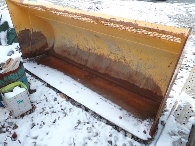 ホイールローダ高速仕様　ワンタッチマルチプラウ＆バケット　恵庭ヤード