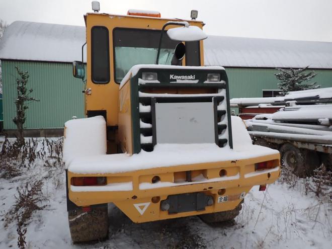 ホイールローダ高速仕様　ワンタッチマルチプラウ＆バケット　恵庭ヤード