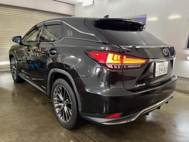 レクサスＲＸ４５０ｈ　Ｆスポーツ　寒冷地仕様　純正２０ＡＷ＋新品夏タイヤ　社外１８ＡＷ＋スタッドレスタイヤ付　レクサスセーフティセンス　純正ブラックレザーシート　電動サンルーフ　前後ドライブレコーダー　全方位アラウンドビューモニター 4WD 3500 5Dr