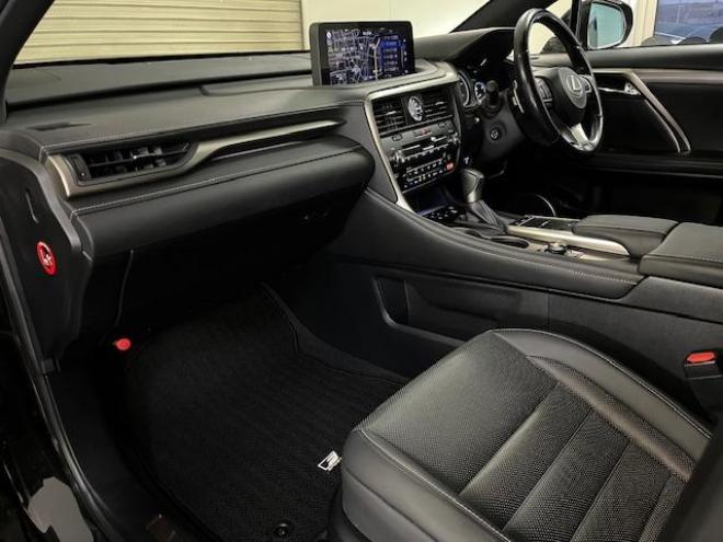 レクサスＲＸ４５０ｈ　Ｆスポーツ　寒冷地仕様　純正２０ＡＷ＋新品夏タイヤ　社外１８ＡＷ＋スタッドレスタイヤ付　レクサスセーフティセンス　純正ブラックレザーシート　電動サンルーフ　前後ドライブレコーダー　全方位アラウンドビューモニター 4WD 3500 5Dr