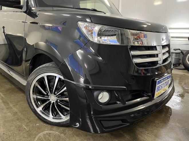 bBＺキラメキ　最終型　寒冷地仕様　禁煙車　アドミレーションエアロ　社外１６インチブラポリＡＷ　社外１５ＡＷ＋スタッドレスタイヤ付　イルミネーションスピーカー＆サブウーハー　エンジンスターター　フロントガラス熱線 4WD 1300 5Dr