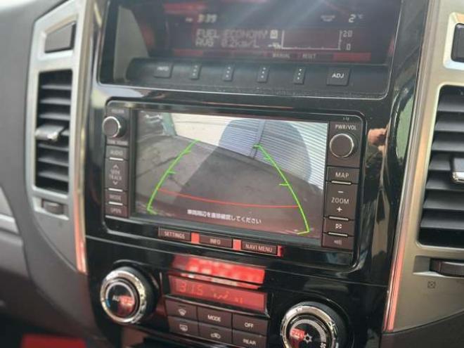 パジェロ3.2 ロング エクシード ディーゼルターボ 4WD　クルーズコントロール　パワステ　パワーウィンドウ　ABS　純正ナビ　バックカメラ　横滑り防止装置　盗難防止装置　純正アルミホイール 3200