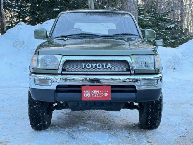 ハイラックスサーフ2.7 SSR-X ワイドボディ 4WD　全塗装済グリーン　リフトアップ　ETC　社外オーディオ　パワステ　パワーウィンドウ　純正アルミホイール　ABS　キーレス　ルーフレール 2700