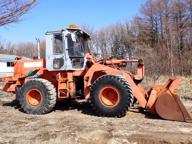 ホイールローダLX120-2　ワンタッチマルチプラウ＆バケット　恵庭ヤード