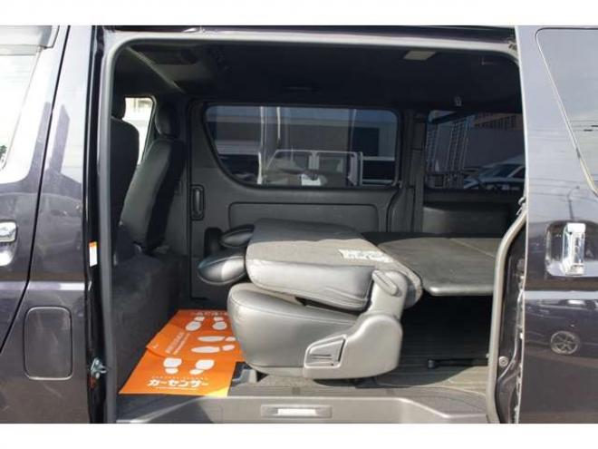 ハイエースバン2.8 スーパーGL ダークプライムII ロングボディ ディーゼルターボ 4WD　415COBRA　クリーンルック3Fスポ&BY2ボンネット&ステージ2ルーフスポ&バッドラッカーIII17インチAW&フラットベッドキット　ヨコハマPARADA17インチ　デジタルインナー　パノラマモニター　両側パワースライドドア 2800