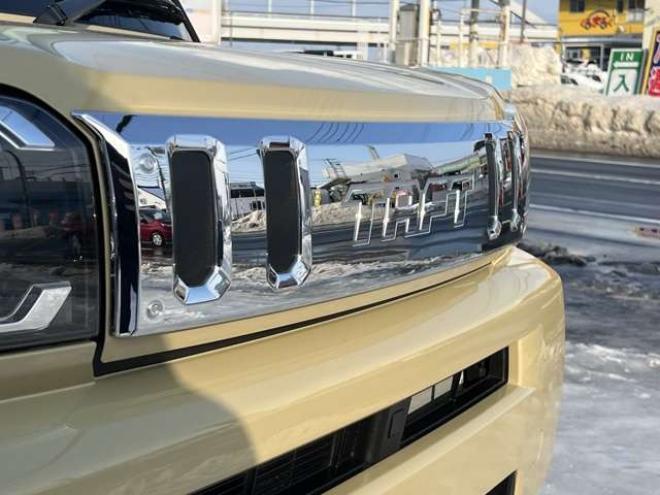 タフトGターボ クロム ベンチャー 4WD　スマートアシストプッシュスタート　エンジンスターター　純正オプションナビ　Bluetooth シートヒーター　追従クルコン　クラッツィオシートカバー　サンルーフ　ドライブレコーダー　新品ジオランダーマッドタイヤ 660