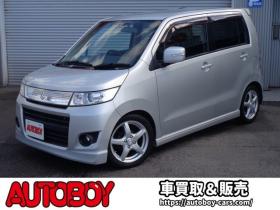 ワゴンR　スティングレー T 4WD　ターボ　キーフリー　ローダウン　エアロ　車検整備付 660