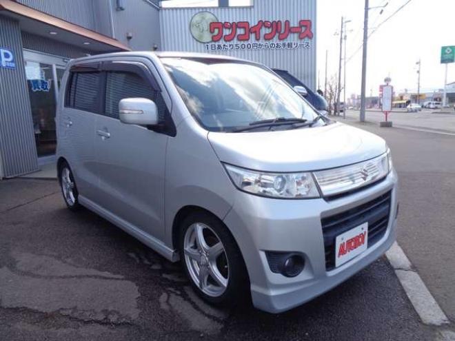 ワゴンRスティングレー T 4WD　ターボ　キーフリー　ローダウン　エアロ　車検整備付 660