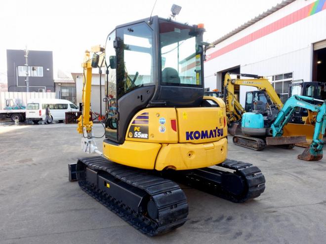 バックホーコマツ PC55MR-5N0  バケット容量0.20m3