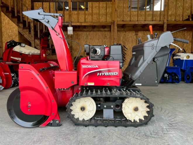 除雪機ホンダ　HSM1380i！ハイブリッド！左右旋回レバー！