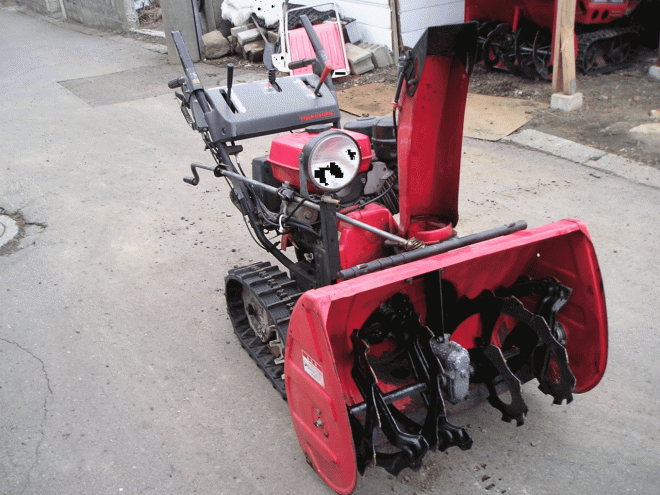 除雪機ホンダ　８馬力除雪機　ＨＳ－870　ガスアシスト　オーガ上下ハンド式