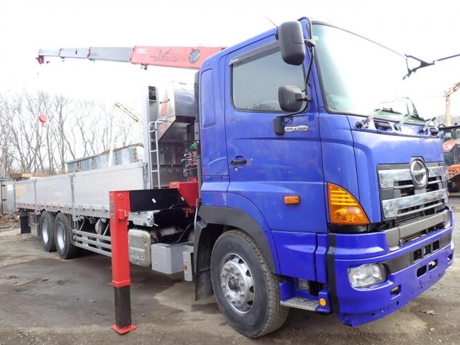 プロフィア4段クレーン＆ラジコン　苫小牧ヤード