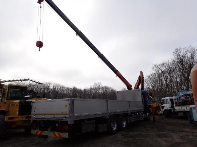 プロフィア4段クレーン＆ラジコン　苫小牧ヤード