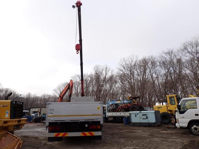 プロフィア4段クレーン＆ラジコン　苫小牧ヤード