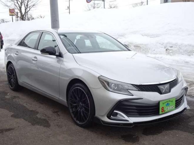 マークX2.5 250G Four 4WD　本州車　保証1年　4WD　ワンオーナー　エスカーズカスタム　フロントリップ　リヤディフューザー　プレシャス/HM-1　19インチアルミ　純正ナビ　ワンセグTV　ドライブレコーダーLDA　ETC　クルーズコントロール 2500