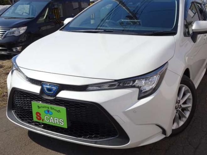 カローラツーリング　1.8 ハイブリッド S E-Four 4WD　本州仕入　ハイブリッド保証2年/走行距離無制限　4WD　トヨタセーフティセンス　9インチディスプレイオーディオ　地デジ　バックカメラ　前席シートヒーター　ステアリングヒーター　ブレーキホールド 1800