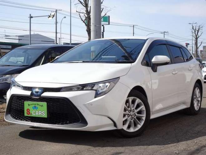 カローラツーリング　1.8 ハイブリッド S E-Four 4WD　本州仕入　ハイブリッド保証2年/走行距離無制限　4WD　トヨタセーフティセンス　9インチディスプレイオーディオ　地デジ　バックカメラ　前席シートヒーター　ステアリングヒーター　ブレーキホールド 1800