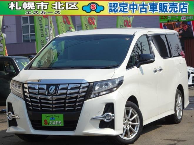 アルファード3.5 SA Cパッケージ 4WD　本州車　保証1年/走行距離無制限　4WD　プリクラッシュセーフティー　3500cc　両側パワースライドドア　パワーバックドア　JBLサウンドシステム　全方位カメラ　メーカーナビ　地デジ　ETC　中古冬タイヤ付属 3500