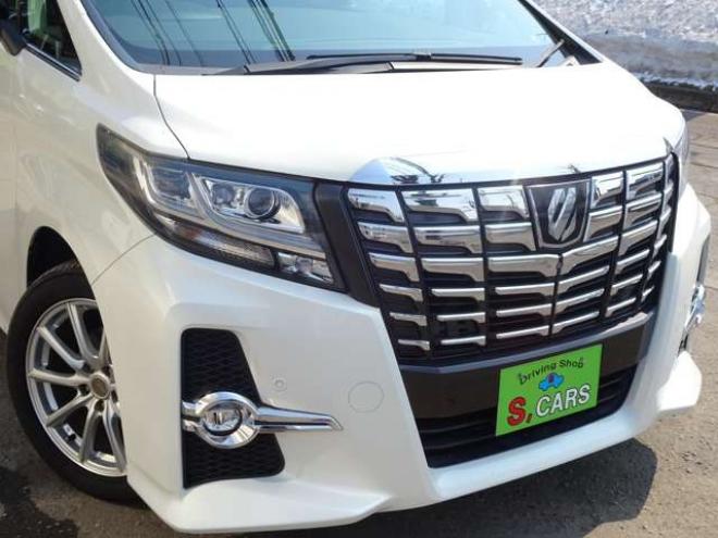 アルファード3.5 SA Cパッケージ 4WD　本州車　保証1年/走行距離無制限　4WD　プリクラッシュセーフティー　3500cc　両側パワースライドドア　パワーバックドア　JBLサウンドシステム　全方位カメラ　メーカーナビ　地デジ　ETC　中古冬タイヤ付属 3500