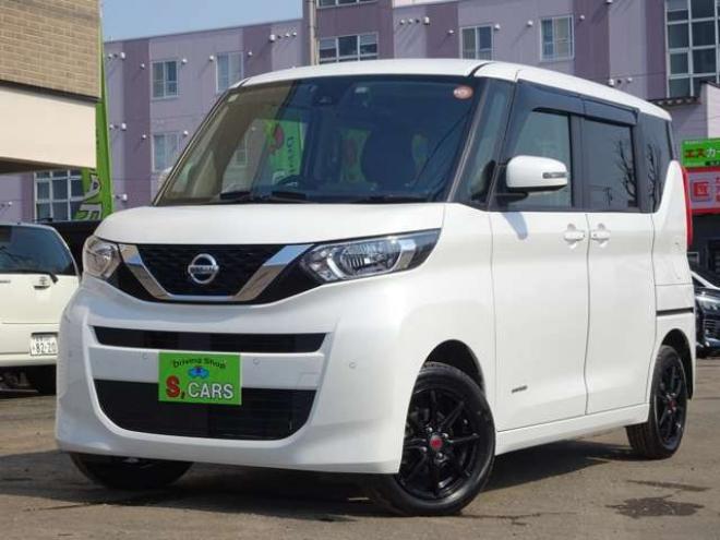 ルークスX 4WD　保証1年/走行距離無制限　4WD　パワースライドドア　純正ナビ　地デジ　全方位カメラ　純正エンジンスターター　社外15インチアルミ  前後ドライブレコーダー ハンズフリーオートスライドドア　中古冬タイヤ付き 660