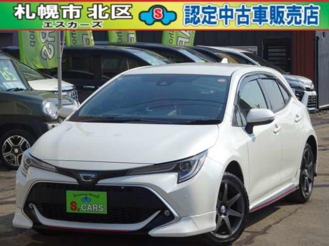 カローラスポーツ 1.2 G Z 4WD　保証1年/走行距離無制限　4WD　トヨタセーフティセンス　　TRDエアロ 純正9インチナビ 地デジ バックカメラ ブラインドスポットモニター　ヘッドアップディスプレイ　ハーフレザー　ステアリングヒーター 冬タイヤ付 1200