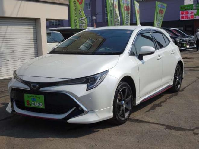 カローラスポーツ 1.2 G Z 4WD　保証1年/走行距離無制限　4WD　トヨタセーフティセンス　　TRDエアロ 純正9インチナビ 地デジ バックカメラ ブラインドスポットモニター　ヘッドアップディスプレイ　ハーフレザー　ステアリングヒーター 冬タイヤ付 1200