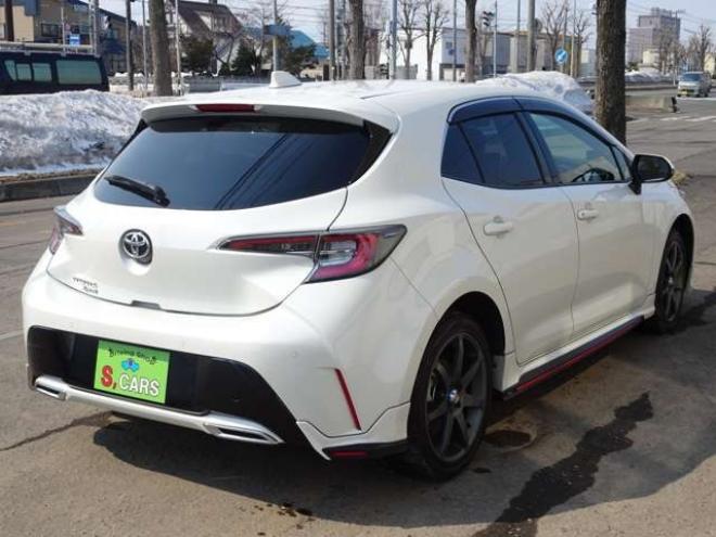 カローラスポーツ 1.2 G Z 4WD　保証1年/走行距離無制限　4WD　トヨタセーフティセンス　　TRDエアロ 純正9インチナビ 地デジ バックカメラ ブラインドスポットモニター　ヘッドアップディスプレイ　ハーフレザー　ステアリングヒーター 冬タイヤ付 1200