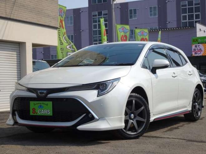 カローラスポーツ 1.2 G Z 4WD　保証1年/走行距離無制限　4WD　トヨタセーフティセンス　　TRDエアロ 純正9インチナビ 地デジ バックカメラ ブラインドスポットモニター　ヘッドアップディスプレイ　ハーフレザー　ステアリングヒーター 冬タイヤ付 1200