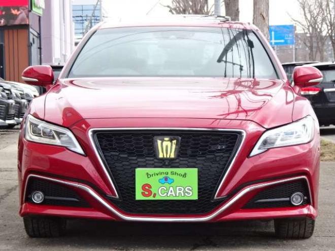 クラウンハイブリッド 2.5 RS アドバンス Four 4WD　保証付2年/走行距離無制限　4WD　ローダウン　クレンツェ20AW　サンルーフ BCM セーフティセンスLEDヘッドライト　メーカーナビ　全方位カメラ　純正エンジンスターター ハーフレザーシート　デジタルインナーミラー 2500