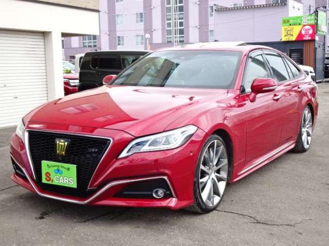 クラウンハイブリッド 2.5 RS アドバンス Four 4WD　保証付2年/走行距離無制限　4WD　ローダウン　クレンツェ20AW　サンルーフ BCM セーフティセンスLEDヘッドライト　メーカーナビ　全方位カメラ　純正エンジンスターター ハーフレザーシート　デジタルインナーミラー 2500